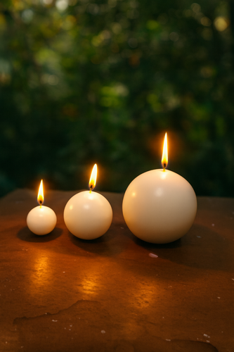 شمع توپی ست 3 عددی