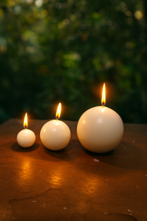 شمع توپی ست 3 عددی